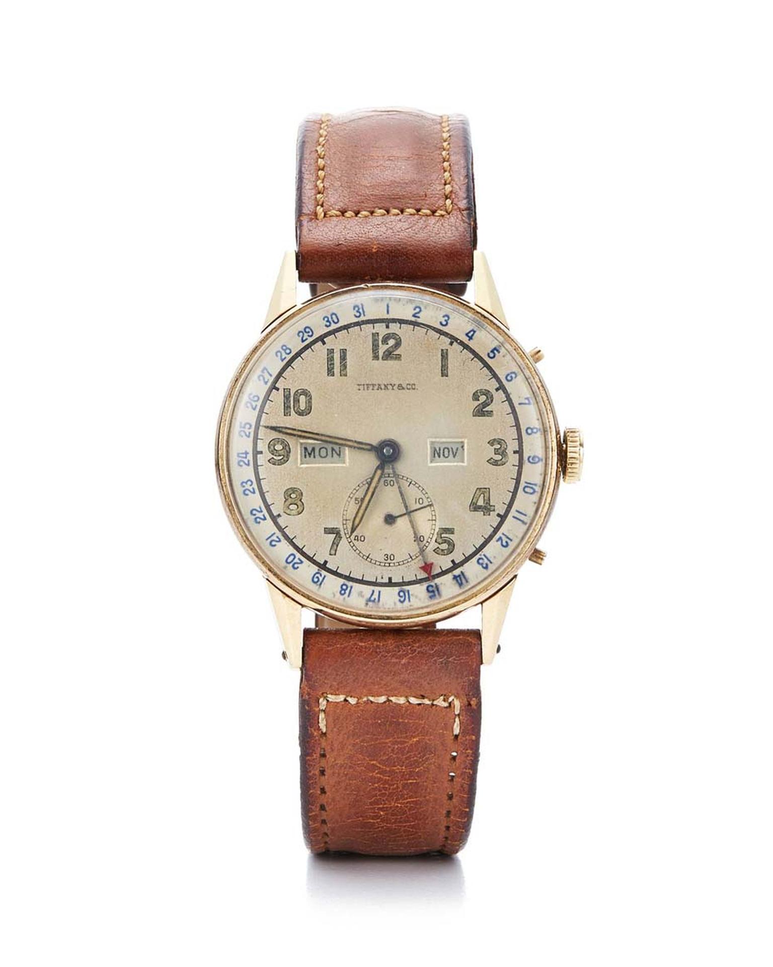 The original Tiffany Co. gold watch given to US President